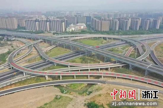 杭州市18条快速路、93条地铁重建道路全面建成。 浙江省国资委 供图