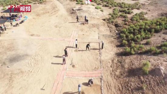 新疆托庫孜薩來（唐王城）遺址考古發掘：遺址可分為四重城址