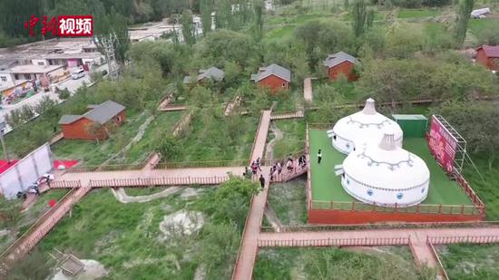 新疆南部牧村变身旅游村