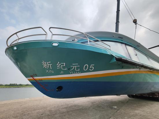 海河游船再添2条新能源游船。  摄影 通讯员 王晓梅