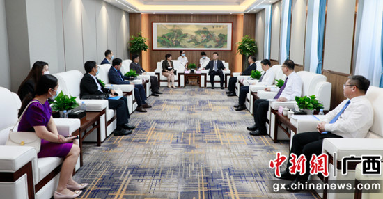 与会领导与东盟部分国家驻南宁领事馆领事座谈 广西市场监管局供图