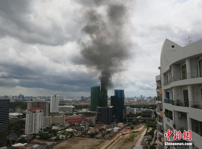 泰國能源部辦公大樓發生火災