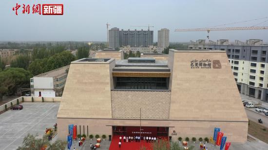 新疆巴楚博物馆新馆开馆 300余件文物再现汉唐丝路繁荣