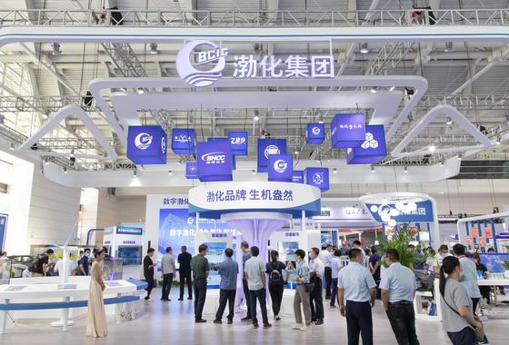 23日，渤化集团2022中国·天津工业博览会在天津国家会展中心开幕。王在御摄