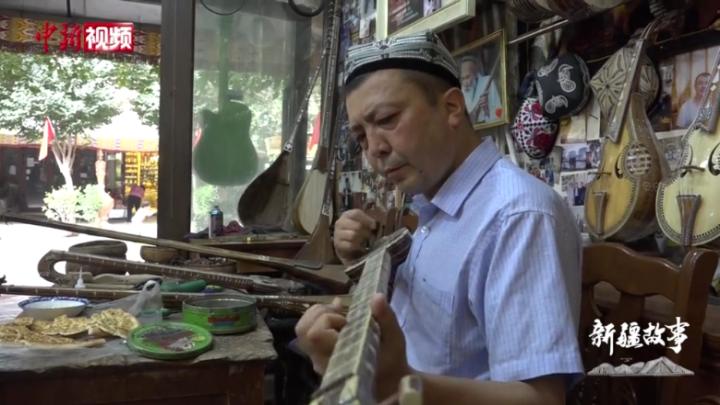 【新疆故事】新疆喀什乐器工匠：用传承技艺与时代共进步