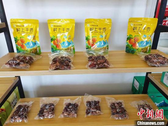 新疆兵团第一师阿拉尔市吊干杏等农副产品将亮相亚欧博览会。　戚亚平　摄