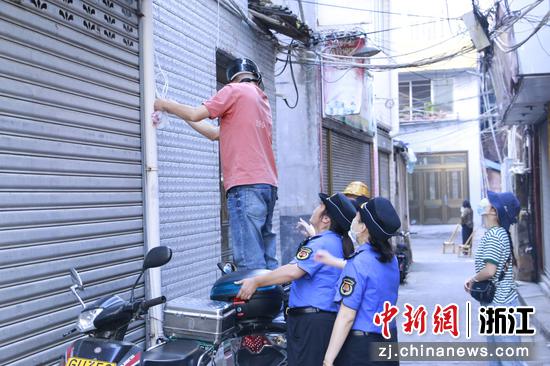 泰顺县综合执法局人员日常巡检 泰顺执法局供图