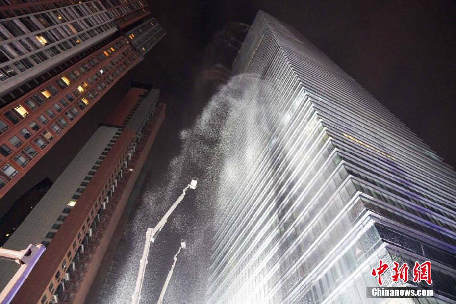 广西第一高楼演练超高层建筑灭火救援
