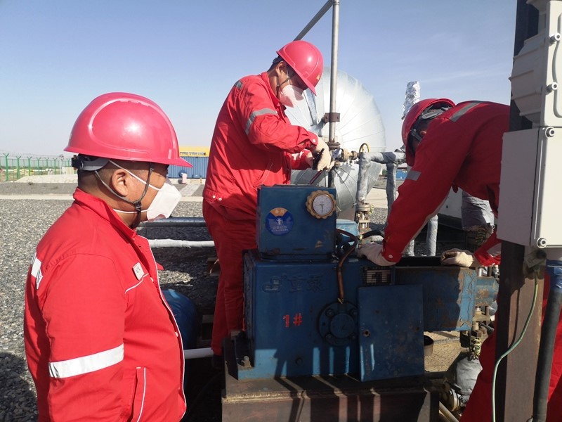 新疆油田采氣廠冬季保供“火力全開”