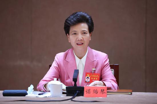 谌贻琴参加党的二十大贵州省代表团讨论