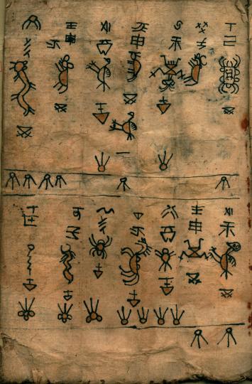 水书文献。　黔南州档案馆供图