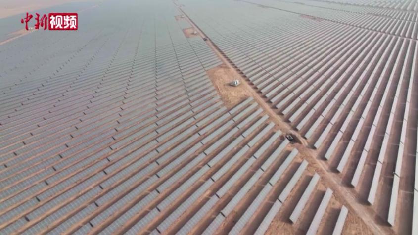 新疆莎车县100兆瓦光伏发电项目具备并网条件