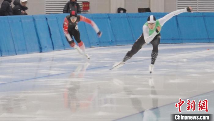 中國杯速度滑冰精英聯賽（第二站）呼倫貝爾開賽 新疆選手摘首金