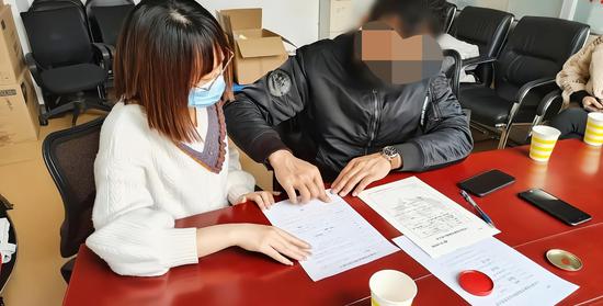 图为遗体器官捐献家属签字示例。天津市红十字会事务中心供图。
