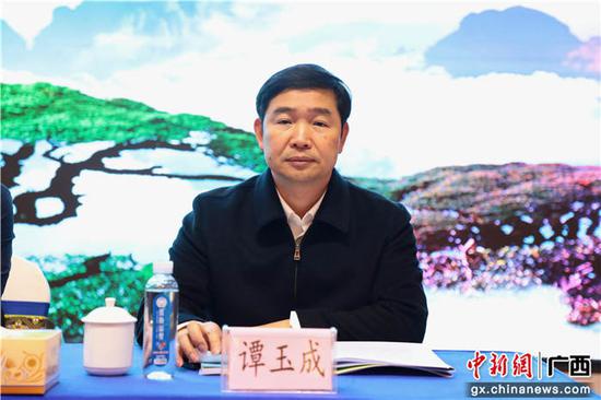 金秀县委书记谭玉成参加会议。
