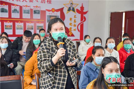 图为反诈知识互动抢答环节。警方供图