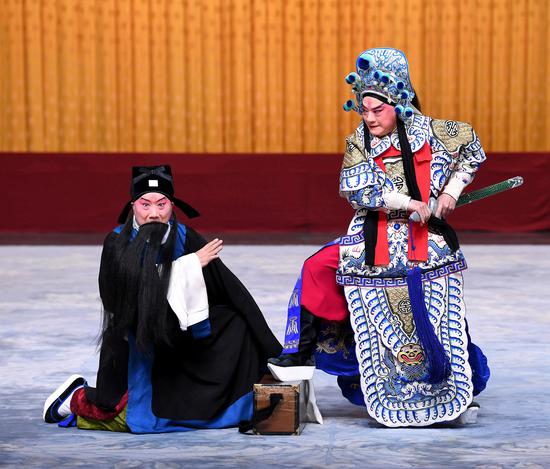 经典大戏《赵氏孤儿》于6日在中华剧院上演。天津青年京剧团供图