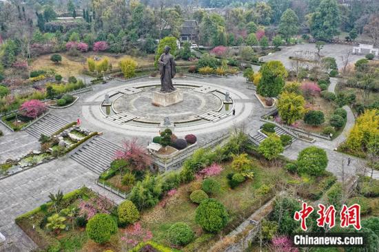 航拍坐落于贵州省贵阳市修文县的中国阳明文化园。瞿宏伦 摄