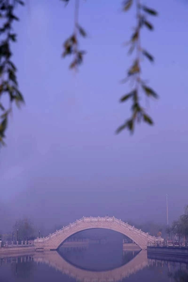 大雨過后的焉耆縣東城新區天水一色、煙雨朦朧，好似月色被打撈起暈染了顏色。 李軍攝
