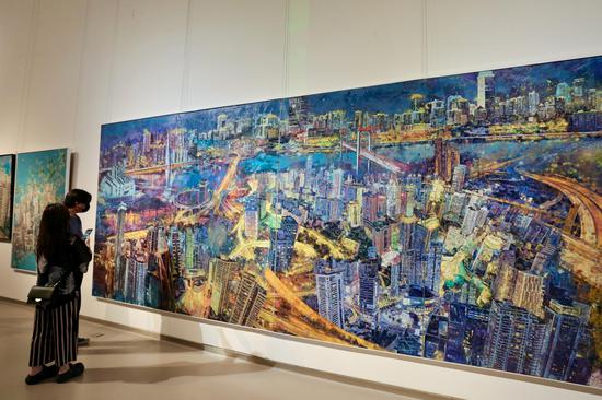 “交錯的目光”油畫藝術展亮相天津美術館