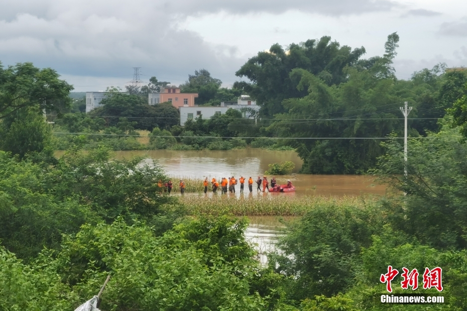 河水倒灌致廣西合浦縣白沙鎮多個村莊受災
