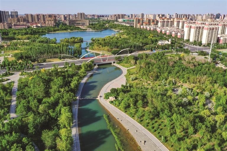 新疆昌吉市：河道公園美 城市更宜居