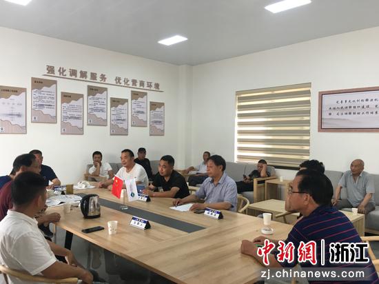 岩头镇乡贤调解室 永嘉县委统战部 供图