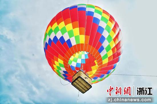 　低空热气球旅游项目。象山县文化和广电旅游体育局 供图
