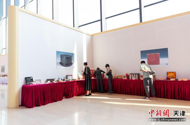  图为2023中国特色旅游商品大赛（天津）选拔赛暨“天津礼物”评选活动现场。 王在御 摄