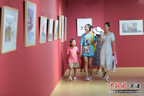 “你好天津”第四届津彩文创展览活动现场。主办方供图