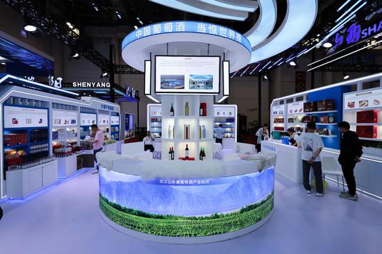 宁夏搭建特装展位展示“六新六特六优”产业。
