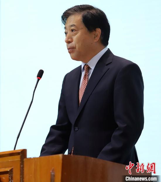中国驻泰国大使韩志强在研讨会上发言。李映民 摄