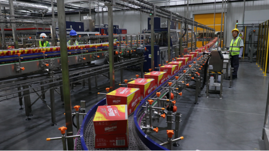 乌苏啤酒库尔勒公司首条易拉罐生产线竣工投产