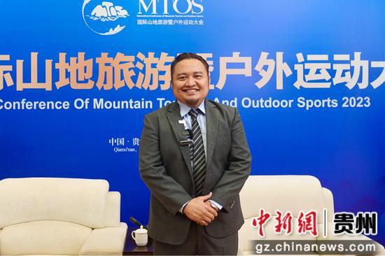 图为菲律宾阿尔拜省省长埃德赛尔·拉格曼。 任杰 摄 图为菲律宾阿尔拜省省长埃德赛尔·拉格曼。 任杰 摄