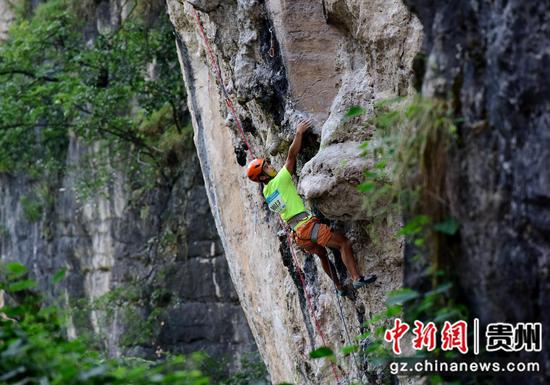 2023中国凉都·六盘水月照攀岩邀请赛开赛