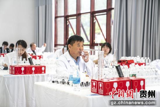 首届“茅台杯”中国白酒酒体设计大赛在茅台开赛   钟蕴力摄