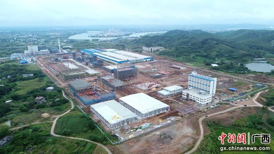 南宁比亚迪3万吨碳酸锂项目建设进展顺利。 唐铭敏 摄