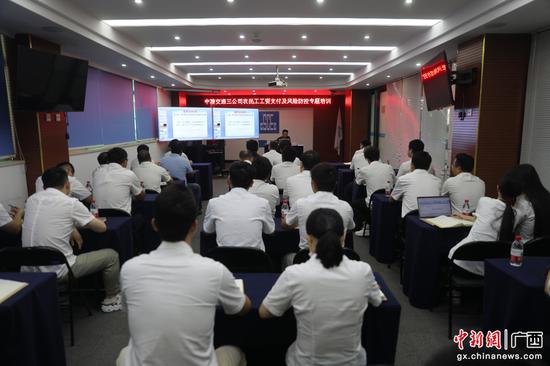 图为活动现场。中建交通三公司供图 图为活动现场。中建交通三公司供图