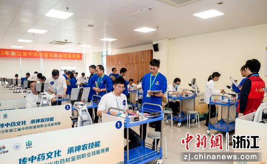 2023年浙江省中药材鉴别职业技能竞赛在杭州举办