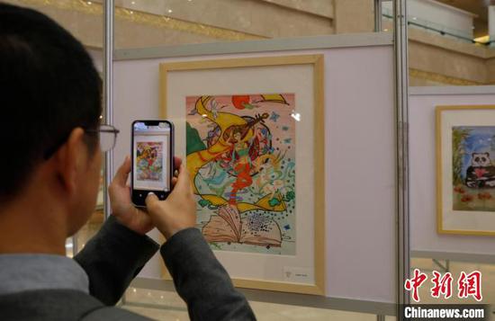 第七届“友城绘”国际青少年绘画展在银川启动