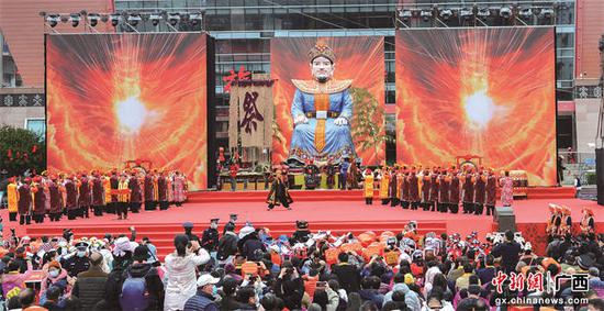资料图：历届盘王节开幕式之祭祀大典。金秀县委宣传部 供图