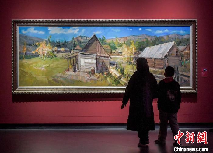 “和美新疆——中国油画写生作品展”在新疆美术馆开展