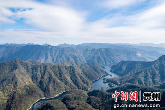 贵州省道真仡佬族苗族自治县大沙河国家级自然保护区冬景。