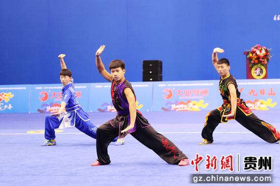 “奔跑吧·少年”2023年全国体育传统项目学校联赛武术赛在清镇开幕。