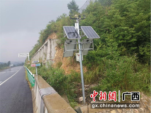 桥梁低温预警设备。中铁建桂林投资有限公司 供图
