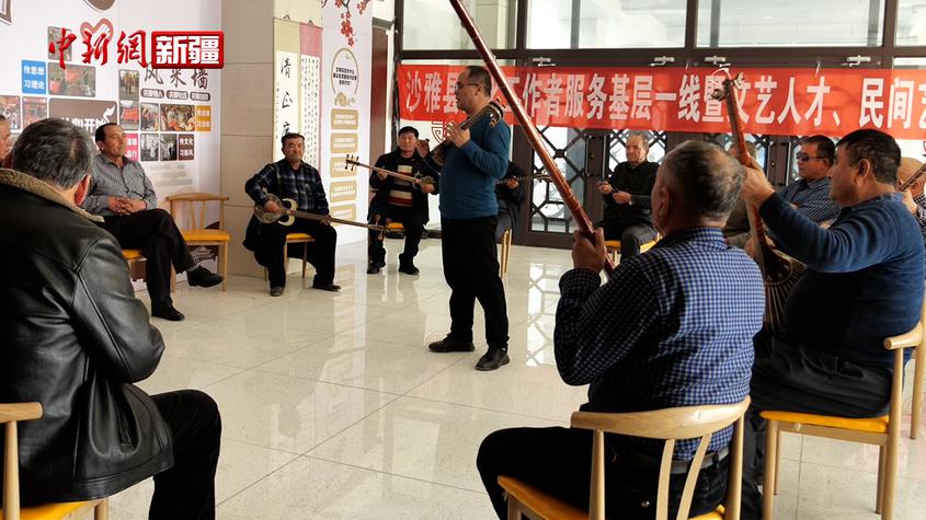 新疆沙雅：民间艺人培训 让群众生活“好戏连连”