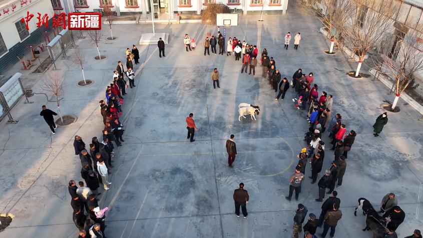 新疆库车：乡村趣味运动会 激发乡村振兴活力