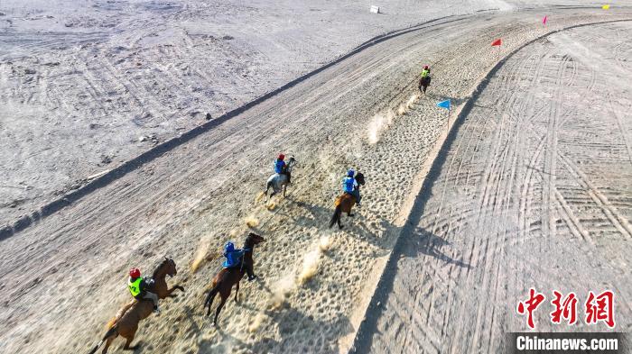 新疆托克逊县举办赛马叼羊邀请赛