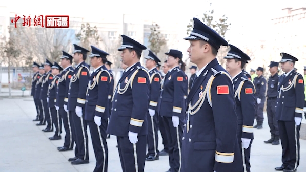 新疆沙雅縣開展人民警察節慰問活動