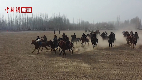 新疆阿克蘇農牧民運動會“農趣”十足